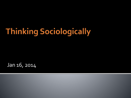 What is Sociology? And What is Environmental Sociology?
