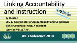 Get Linking Accountability and Instruction slides here!