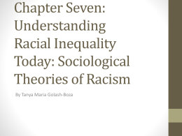Understanding Racial Inequality Today: Sociological Theories of