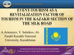 Event-Tourism as a Revitalization Factor of Tourism in the
