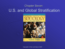 Thio Sociology: A Brief Introduction, 5/e Chapter Three