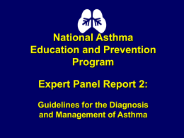 National Asthma Education and Prevention Program Expert Panel