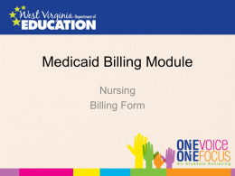 Nursing Billing Form