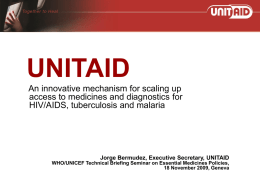 unitaid - World Health Organization
