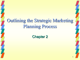 Outlining the Strategic Marketing Planning Process