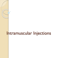 Intramuscular Injections ppt