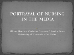 Portrayal of Nursing in the Media