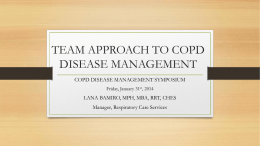 team approach to copd disease management
