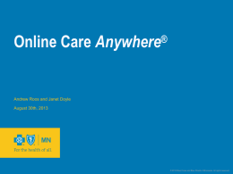 Online Care Presentation