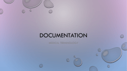 Documentation SOAP notes