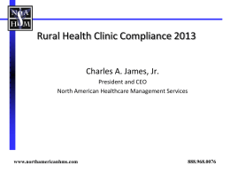 What is a Rural Health Clinic?