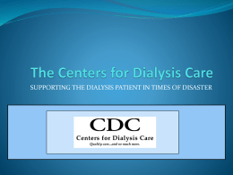 The Centers for Dialysis Care