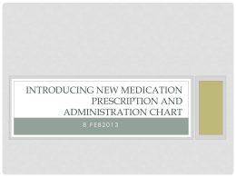 introducing new medication prescription and