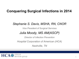 Conquering Surgical Infections In 2014