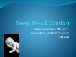 Sleep Rest Comfort 2013 - Lake