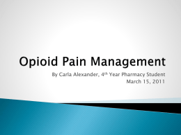 Pain Management - Stueck Pharmacy Ltd.
