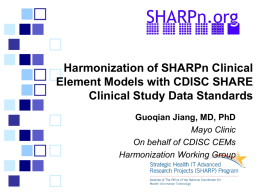 Paper I: CSHARE CEMs Harmonization Slides