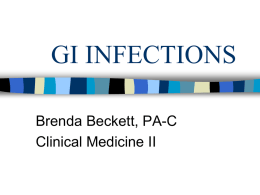GI Infections