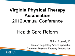 Collaborative Care Models - Virginia Physical Therapy Association