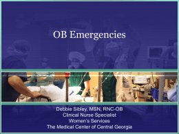 OB Emergencies - DuCK Conferences