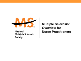 Nurse Practitioners - National Multiple Sclerosis Society