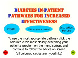 Diabetes Referral Pathways