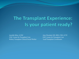 Is Your Patient a Transplant Candidate?