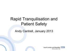 Andy Cantrell, Corporate Clinical Audit Project Officer, South