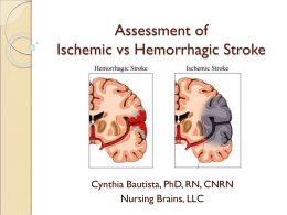 Assessment of Hemorrhagic vs. Ischemic Stroke – Cynthia Bautista