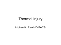 Thermal Injury
