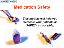 Medication Errors