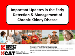 Chronic Kidney Disease