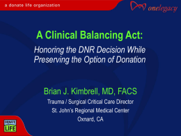 A Clinical Balancing Act