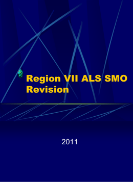 Region VII SMO Revision - Region VII EMS Website