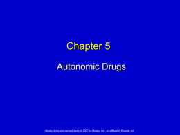 Autonomic Pharmacology