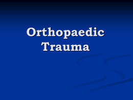 Trauma - Jackson Orthopaedics Foundation