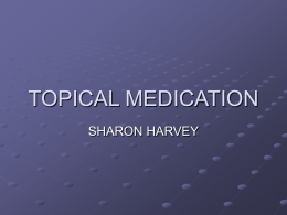 topical medications