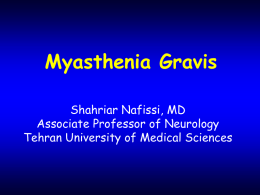 Diagnostic and Therapeutic Pitfalls in Myasthenia Gravis