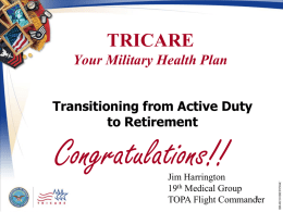 TRICARE Your Military Health Plan