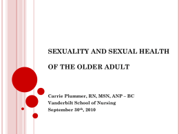 Older Adult Sexuality  - Awhonn