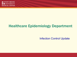 Healthcare Epidemiology Department