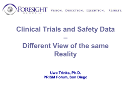Clinical Trials and Safety Data