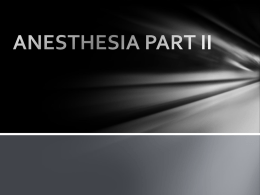 ANESTHESIA_II
