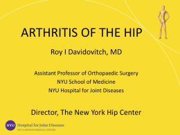 Hip Arthritis