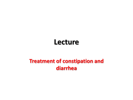 Drug treatment of constipation