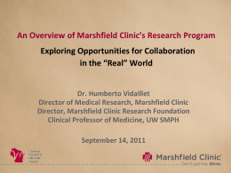 Marshfield Clinic Research Foundation
