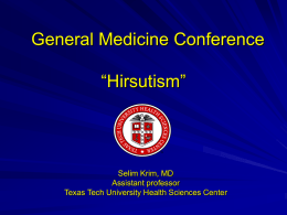 General Medicine Conference - Texas Tech University Health
