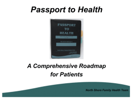 Passport to Health - North Shore Family Health Team