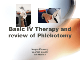 Basic IV Therapy Phlebotomy