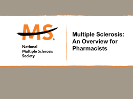 Pharmacists - National Multiple Sclerosis Society